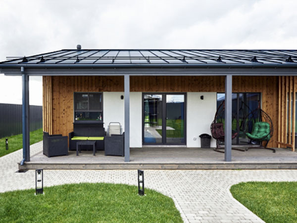 Снегозадержатели на кровле крыша с защитными эленментами