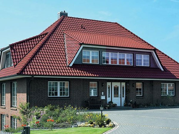 крыша с мансардом