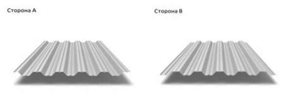 Профнастил несуще-стеновой вид с двух сторон несуще-стеновой профнастил