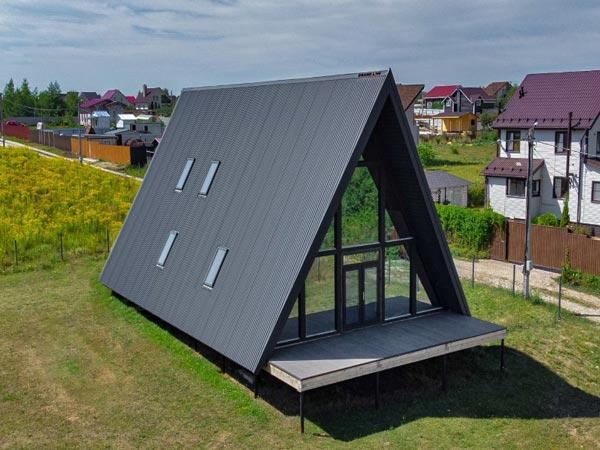 дом профнастил