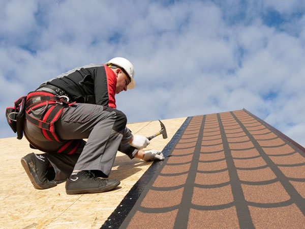 монтаж крыши