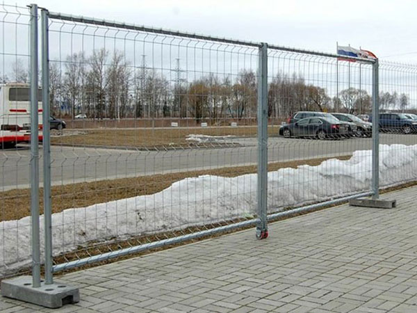 Временное ограждение оцинкованное